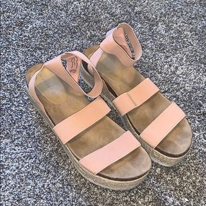 Light Pink Platform Sandals